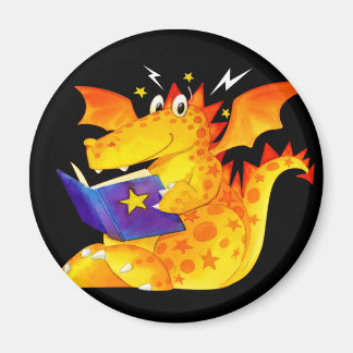 Kid's Funny Halloween Dragon Magnet