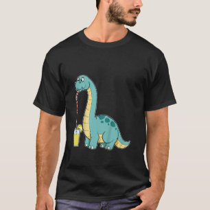 Kids Funny Lemonade Dinosaur Soda Pop Dino Summer T-Shirt