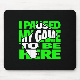 Kids Funny Video Games Saying For Gamer  Mouse Pad