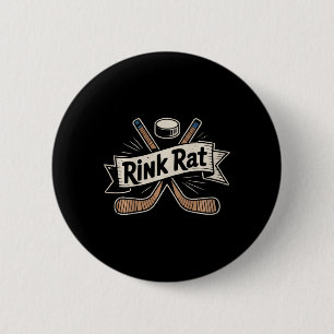 Kids Funny Youth Ice Hockey Little Sister Brother 6 Cm Round Badge
