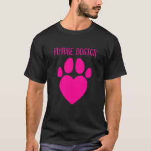 Kids Future Dogtor Veterinarian Vet Dog 4 T-Shirt