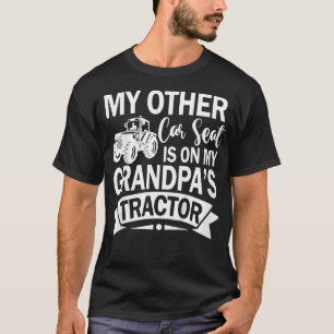 Kids Future Farmer Farm My Other Car Seat Is On Gr T-Shirt