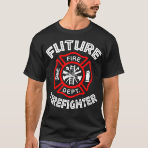 Kids Future Firefighter Boy Firemen Toddler Fire F T-Shirt