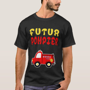 Kids Future Firefighter Child Boy Girl Great Birth T-Shirt