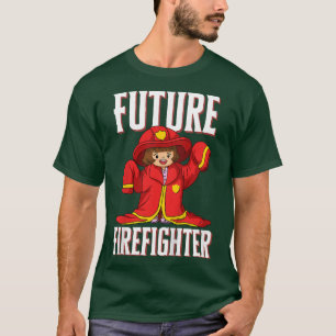 Kids Future Firefighter for Young Girls T-Shirt