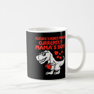 Kids Future Ladies Man Mamas Boy Dino Toddler Boys Coffee Mug