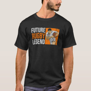 Kids Future Rugby Legend Quote For Your Future Rug T-Shirt