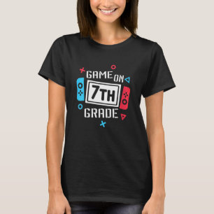 Kids Game On 7th Grade Back To School Video Game T-Shirt