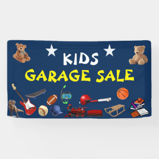 Kids garage sale banner