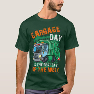 Kids Garbage Day Is The Best Day Of The Week Garba T-Shirt