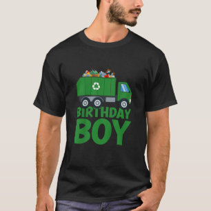 Kids Garbage Truck Toddler Trash Truck Birthday Bo T-Shirt