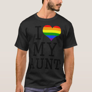 Kids Gay Aunt Baby Clothes I Love My Aunt LGBT To T-Shirt