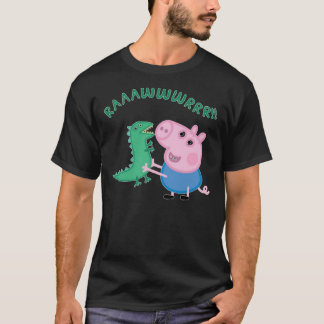Kids George Pig Sticker T-Shirt