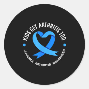 Kids Get Arthritis Too Juvenile Arthritis Awarenes Classic Round Sticker