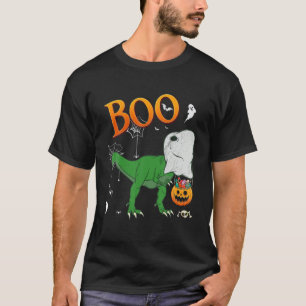 Kids Ghost T Rex Dinosaur Boo Trending Halloween C T-Shirt