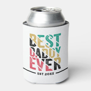 Kid's Gift To Father Modern Typography Can Cooler