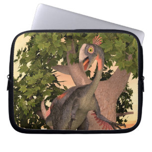 Kids Gigantoraptor Dinosaur Adventure Art Laptop Sleeve