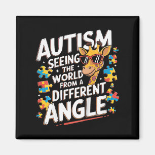 Kids Giraffe Autism Seeing World Different Angle A Magnet