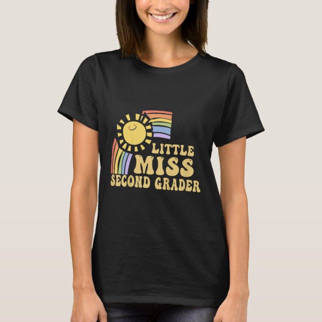 Kids Girls Back To School Student - Little Miss Se T-Shirt (Front)