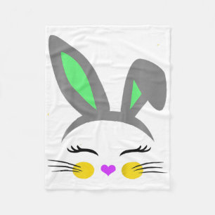 Kids Girls Easter Bunny For Toddler And By Rabbit Fleece Blanket