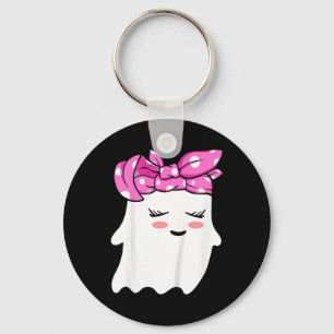 Kids Girls Toddler Happy Halloween Ghost With Ndan Key Ring