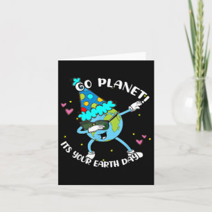 Kids Go Planet Its Your Earth Day Shirt Cute Boy T Card