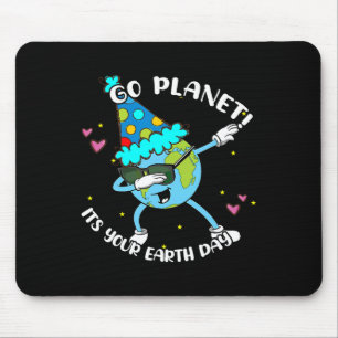 Kids Go Planet Its Your Earth Day Shirt Cute Boy T Mouse Pad