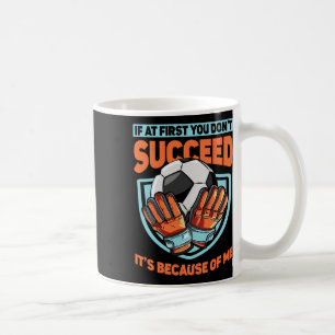 Kids Goalkeeper Goal Soccer Goalie Defender Goalte Coffee Mug