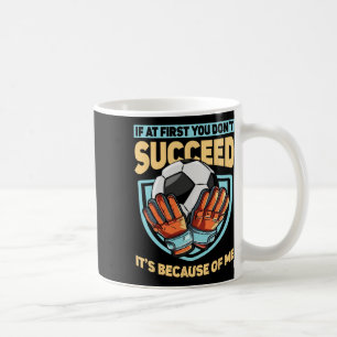 Kids Goaltender Defender Goalkeeper Soccer Goalie Coffee Mug