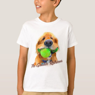 Kids' Golden Retriever T-Shirt