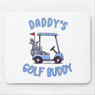 Kids Golfer Father Son Daddy's Golf Boy Father Day Mouse Pad