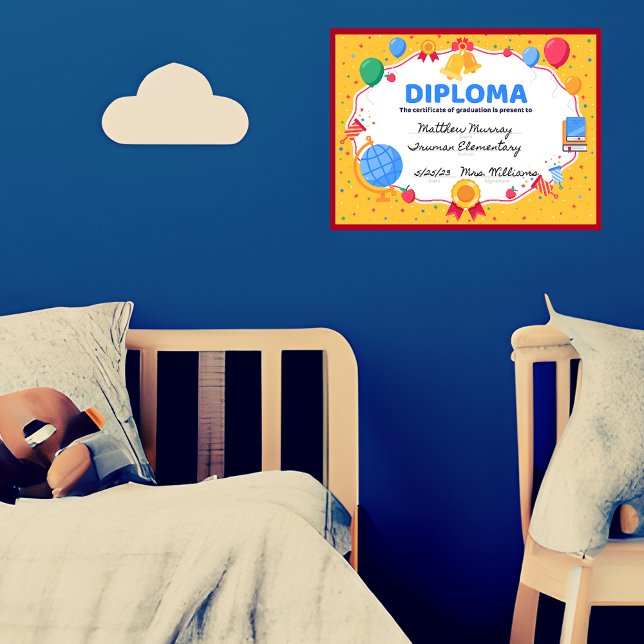 Kids Graduation Diploma (Creator Uploaded)