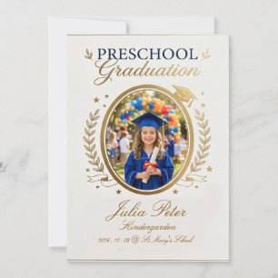 Kids Graduation Invitation, Preschool Pre-K Kinder Invitation