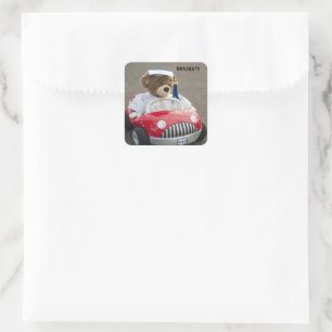 Kids Graduation Kindergarten Square Sticker
