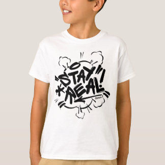 Kids Graffiti: Stay Real Streetwear T-Shirt