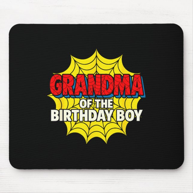 Kids Grandma Of The Birthday Boy Sder Theme Party  Mouse Pad (Front)
