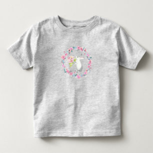Kids Gray Easter Bunny T-Shirt