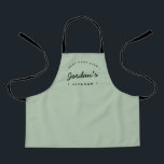 Kid's Green Best Chef ever Custom Kitchen Gift Apron<br><div class="desc">This personalised Kid's apron is the perfect accessory for the sweet little baker in your life. Customise it with a name to make it truly unique. The apron comes in a stylish green colour, adding a pop of freshness to your baking experience. The typography style treatment adds a touch of...</div>