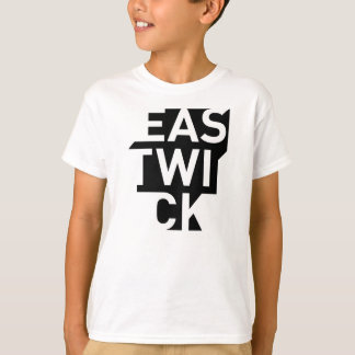 Kids' Green-on-Black Logo Tee