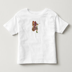 Kid's Green & Purple Butterfly Fairy Toddler T-Shirt