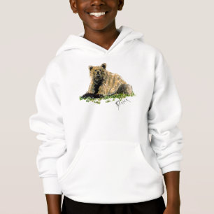 Kids Grizzly Bear Hoodie