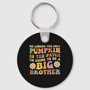Kids Groovy Big Brother Fall Pregnancy Announcemen Key Ring