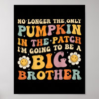 Kids Groovy Big Brother Fall Pregnancy Announcemen