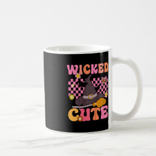 Kids Groovy Wicked Cute Witch Halloween Costume Ki Coffee Mug