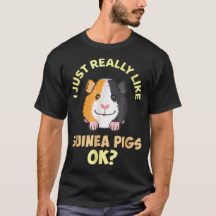 Kids Guinea Pig I Just Really Like Guinea Pigs O T-Shirt