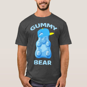 Kids Gummy Bear In Hat Kids Gummy Bear Candy T-Shirt