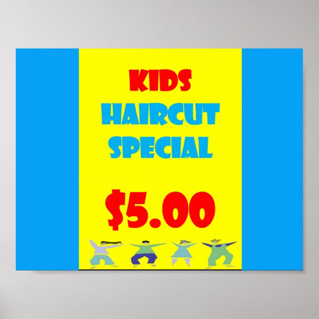 Kids Haircut Special Poster Matte (Front)