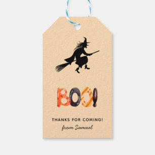 Kids' Halloween Birthday – Little Witch Gift Tags