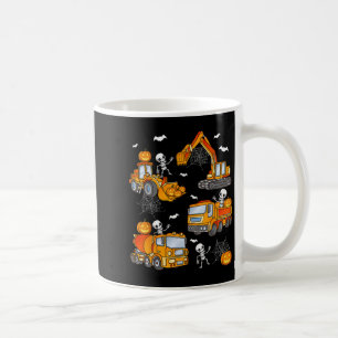 Kids Halloween Construction Trucks Costume Toddler Coffee Mug