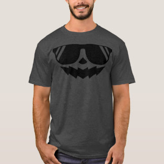 Kids Halloween Costume Jack O' Lantern Pumpkin Fac T-Shirt